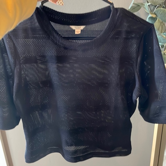 Sheer guess crop shirt - Picture 1 of 3